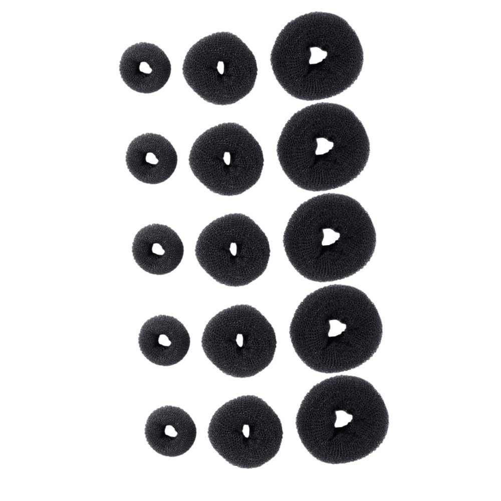 Angoily Donut Bun Maker Set Hair Bun Tool for Boys and Girls Elastic Hair Ties