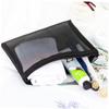 10 Pcs Mesh Cosmetic Bag Makeup Bags Mesh Toiletry Pouch Travel Three Piece Suit Korean, Blackx3pcs, 21x16cmx3pcs view 3