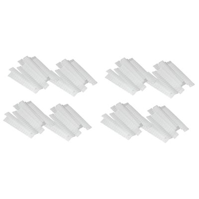 DOITOOL 200pcs Makeup Brush Covers Protector Reusable Plastic Net Sleeves for Brush Mesh Covers for Travel