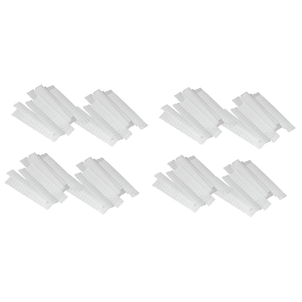 DOITOOL 200pcs Makeup Brush Covers Protector Reusable Plastic Net Sleeves for Brush Mesh Covers for Travel
