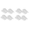DOITOOL 200pcs Makeup Brush Covers Protector Reusable Plastic Net Sleeves for Brush Mesh Covers for Travel view 1