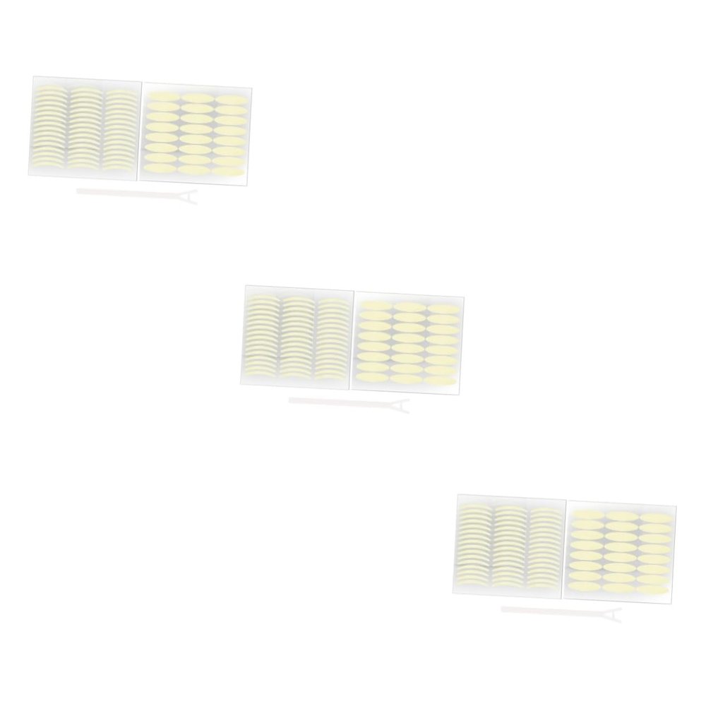 FOMIYES 6sets Adhesive Double Stickers Natural Invisible for Instant Makeup Lightweight Breathable Design for Hooded Eyes and Uneven Mono-eyelids