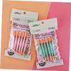 Didiseaon 2sets Double-ended Eyeshadow Brush Random for Makeup Flexible Sponge Tips Easy to Use Secure Handle for Precision Eye Makeup view 2
