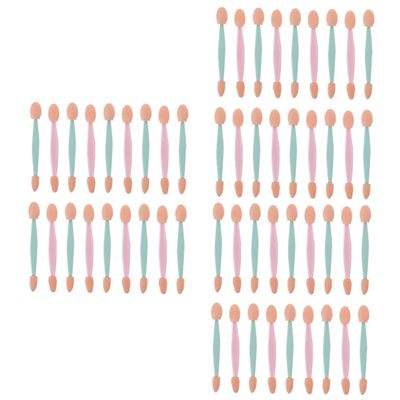 Didiseaon 3sets Double-ended Eyeshadow Random Dual-sided Brushes for Easy Eye Makeup Application and Blending and Skin-friendly Design