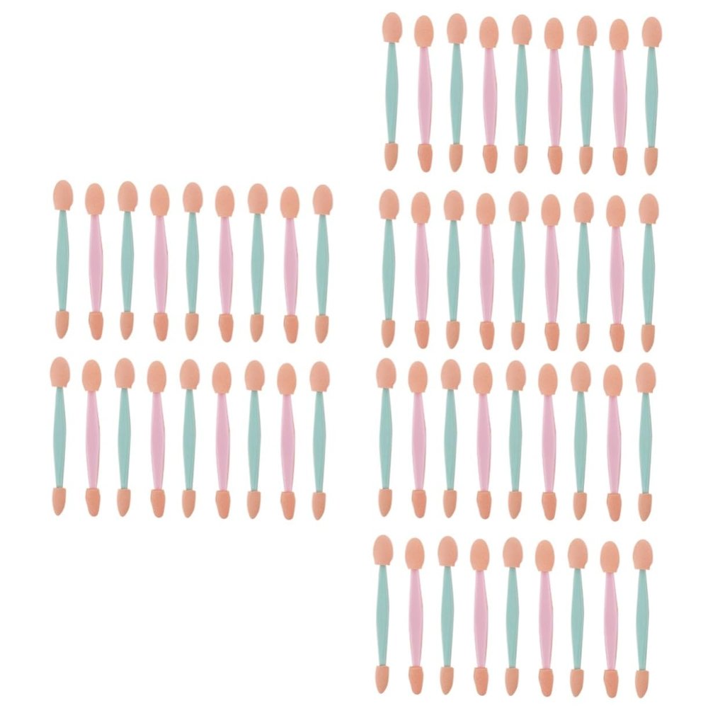 Didiseaon 3sets Double-ended Eyeshadow Random Dual-sided Brushes for Easy Eye Makeup Application and Blending and Skin-friendly Design