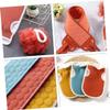 NOLITOY 6pcs Bath Scrubber Exfoliating Back Towel Bath Sponge and Washcloth for Deep Cleaning Reusable and Washable for Daily Shower Use view 3