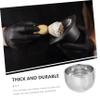 Angoily 5pcs Shaving Bowl for Men Professional Double Shave Cup Foaming Soap Bowl for Barber Shops and Home Use Convenient and Portable Design view 3