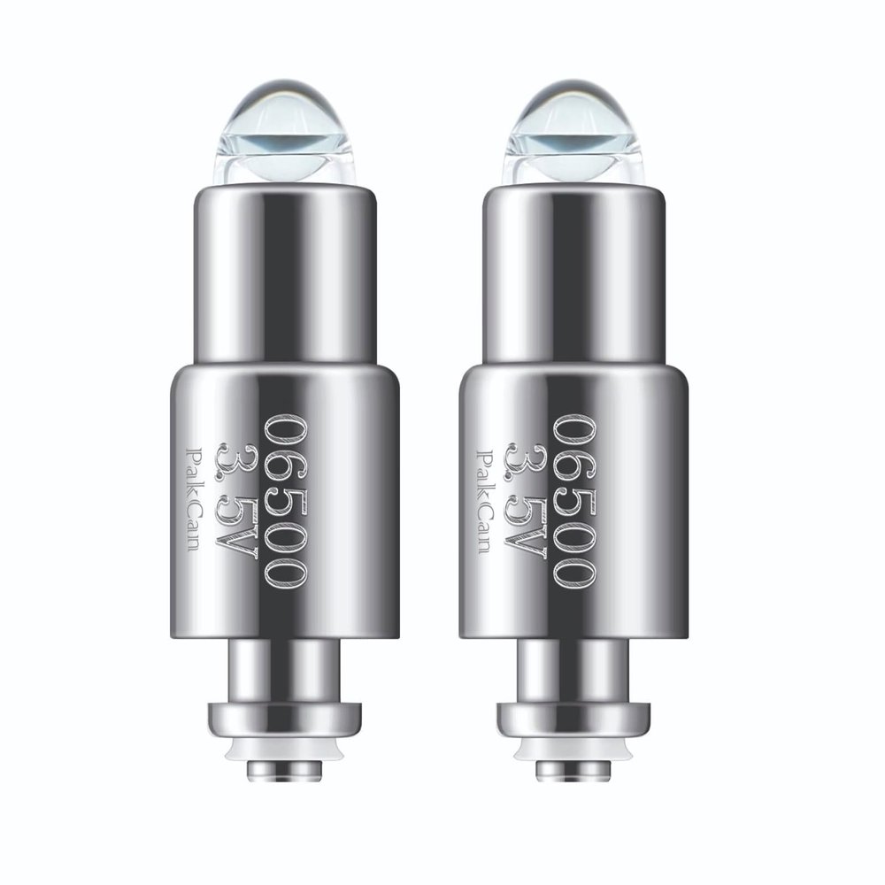PakCan Compatible with Welch Allyn 2 Pcs Halogen Replacement Bulbs 06500-U (Set of 2 pcs)