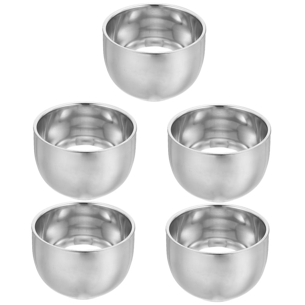 minkissy 5pcs Professional Shaving Cup for Men Beard Hair Catcher Design Shaving Bowl Barber Supplies