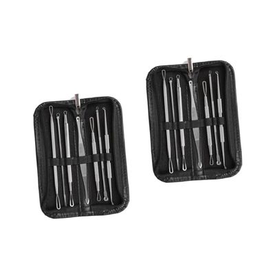 Didiseaon 14pcs Comedone Tool Kit for Blackhead and Blemish Removal Professional Skin Care Instruments for Treatment Facial Cleaning Tools