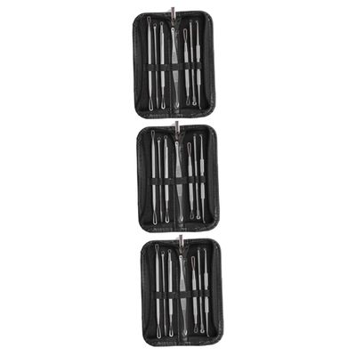 Didiseaon 21pcs Comedone Extractor Tool Kit for Blackhead and Blemish Removal Professional Facial Cleaning for Skin Treatment Includes Spoon and Spade Extractors
