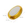 NOLITOY 2pcs Nano Glass Foot Exfoliating Scrub Tool for Dead Skin Removal Gold Pumice Stone Pedicure Device for Home Use for Calluses and Corns view 4