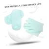 NOLITOY 4pcs Moisturizing Gel Gloves and Socks Dry Cracked Hands and Feet Treatment Spa Accessories Comfortable Overnight Use Suitable for Women view 4