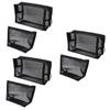 NOLITOY 6pcs Large Capacity Mesh Cosmetic Bag Versatile Toiletries Organizer for Travel Gym and Home Use Design for Easy Visibility view 1