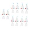 Didiseaon 20pcs Cleansing Foaming Soap Net for Shower Loofah Sack Saver Bar Soap Holder Drying Cup view 1