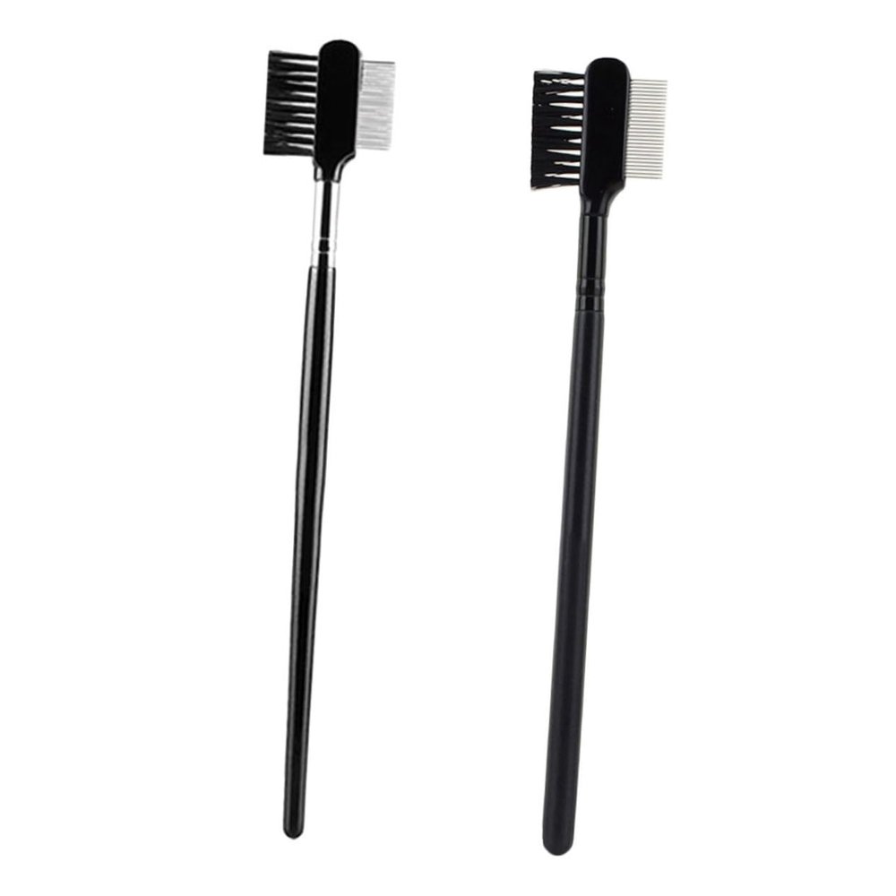 NOLITOY 2pcs Makeup Eyebrow Brush and Comb Lash Girl's Beauty Tool Face Makeup Accessory