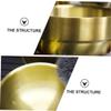 FOMIYES 2pcs Beard Shaving Bowl Soap Cup for Lathering Cream Elegant Design for Traditional Wet Shaving for Home Use and Salons view 2