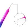 2 Pcs Precision Tweezers Set Fine Point Tweezers Ingrown Hair Tweezers for Women and Men Facial Brow Nose Chin Hair Removal Extra Thin Tweezers Precision Stainless Steel Facial Hair Remover view 2