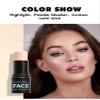 3 Pcs Face Contour Sticks Set, Shades with Highlighter & Blush Sculpted Complexion Wand Contour Long Lasting Natural Buildable Highlighters (01, 05, 06) view 3