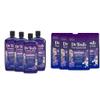 Dr Teal's Foaming Bath with Pure Epsom Salt, Sleep Blend with Melatonin & Pure Epsom Salt Soak, Sleep Blend with Melatonin, Lavender & Chamomile Essential Oils, 3 lbs (Pack of 4) (Packaging May Vary) view 1