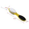 4 in 1 Foot File Callus Remover Multi-Functional Foot Scrubber Brush Feet Pedicure Tools Foot File Rasp with Pumice Stone for Home Foot Care (Yellow) view 2