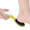 4 in 1 Foot File Callus Remover Multi-Functional Foot Scrubber Brush Feet Pedicure Tools Foot File Rasp with Pumice Stone for Home Foot Care (Yellow) view 4