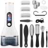 AdamPark Electric Callus Remover for Feet,Rechargeable Portable Electronic Foot File Pedicure Kits,Professional Waterproof Pedi Feet Care Tools Wet&Dry Foot Scrubber File Perfect for Hard Cracked Skin view 1
