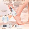 AdamPark Electric Callus Remover for Feet,Rechargeable Portable Electronic Foot File Pedicure Kits,Professional Waterproof Pedi Feet Care Tools Wet&Dry Foot Scrubber File Perfect for Hard Cracked Skin view 2