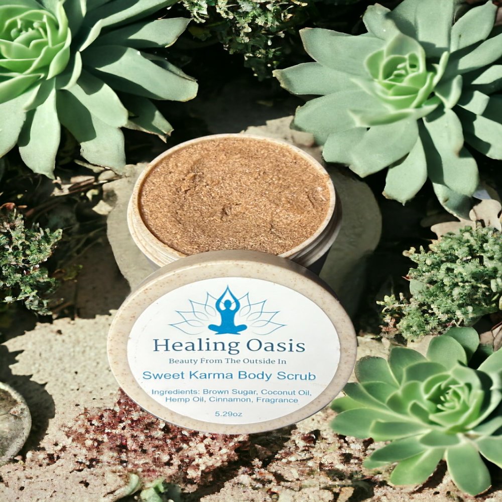 Healing Oasis Sweet Karma Body Scrub (Cucumber Melon, 5.29 oz), 1.76 Ounce (Pack of 1)