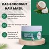 Dash Cocunut Hair Damage Remedy + Coconut Miracle Oil Hair Mask, for summer use, Extra Hydrating & Softening Anti-Frizz Treatment to Help Repair Hair, Paraben-Free, Sulfated- 8.5 OZ view 2
