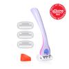 Billie Razors for Women Shave Kit  Womens Razor + 4 x 5-Blade Razor Refills + Magnetic Holder  DreamPop & Body Buffer - Pre-shave Exfoliating Bar - 3.5 oz view 3