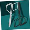 Angoily Stainless Steel Nose Hair Scissors and Eyebrow Trimmer Safe Durable Grooming Shears for Men and Women Black Easy to Use Resistant Compact Design for Precise Hair Shaping view 2