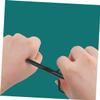 Angoily Stainless Steel Nose Hair Scissors and Eyebrow Trimmer Safe Durable Grooming Shears for Men and Women Black Easy to Use Resistant Compact Design for Precise Hair Shaping view 3
