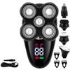 EKHOU Head Shavers for Bald Men, Electric Razor for Men Bald Head Shaver LED Display Nose Hair Beard Trimmer Clippers Facial Cleansing Brush USB Rechargeable view 1