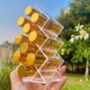 Luxshiny 2pcs Acrylic Lipstick Organizer Clear Makeup Storage Display Case for Lip Gloss and Lipstick Compact and Stylish Holder for Vanity and Desktop view 3