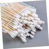 FRCOLOR 900pcs Cotton Stick Double Head Reusable Organic Cotton Swabs for Makeup Cleaning Skin Wound view 2