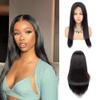 4 * 4 Human Hair Wigs Straight Black Hair for Woman Hand Tied Natural for Hair Loss Long Straight with Thin Hair (22inch(55cm)) view 1