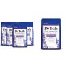 Dr Teal's Pure Epsom Salt, Soothe & Sleep with Lavender, 3 lb (Pack of 4) (Packaging May Vary) & Epsom Salt Soaking Solution, Soothe & Sleep, Lavender, 3lbs (Packaging May Vary) view 1