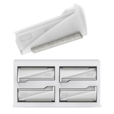 PELCAS Diamond Exfoliating Head Set, 4PCS Dermaplaning Replacement Head for Women Face, Painless Exfoliation & Dead Skin System at Home Only for PELCAS Dermaplaning Tool (BV18-712)-Device Not Included
