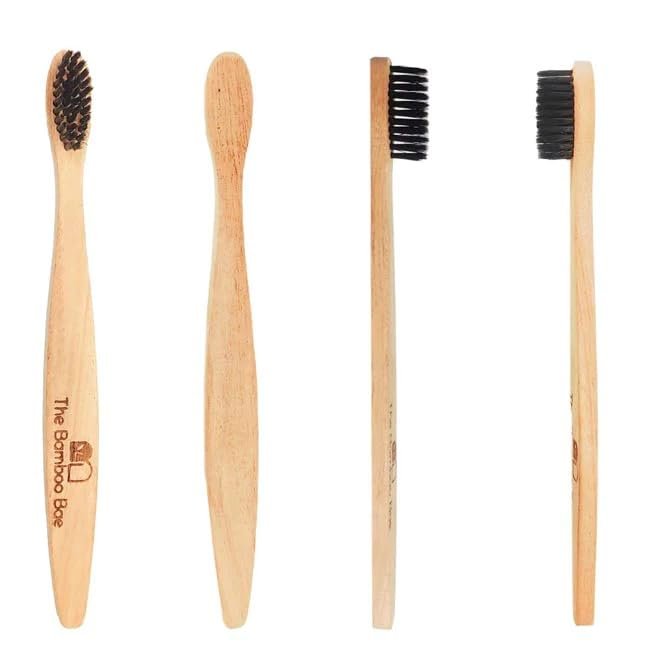 Zero Waste Kit Personal Care Combo Soap Tray + Toothbrush + Tongue Cleaner + Loofah (Set)