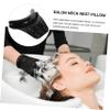 Beatifufu Shampoo Bowl Neck Pillow Suction Cup Hair Washing Neck Rest Silicone Salon Supply view 2