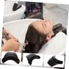 Beatifufu Shampoo Bowl Neck Pillow Suction Cup Hair Washing Neck Rest Silicone Salon Supply view 3