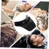 Beatifufu Shampoo Bowl Neck Pillow Suction Cup Hair Washing Neck Rest Silicone Salon Supply view 4
