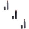 FRCOLOR 3pcs Reversible Makeup Foundation Brush Soft Dense Rayon Portable Plastic Handle for Cosmetics view 1
