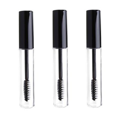 3PCS 10ml Empty Mascara Tube Mascara Bottle Mascara Vial Eyelash Cream Container Bottle Refill Mascara Tube Glass Eyelash Wand and Tube DIY Mascara Tube