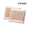 FRCOLOR 3sets Double-tipped Cotton Swabs Gentle for Sensitive for Makeup Removal and Ear Cleaning 5pack*3 view 4