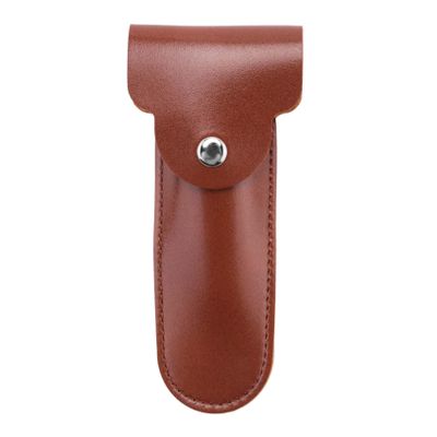 ALOEU Case Travel Holder Manual Double Edge Safety Razors Container PU Leather Bag
