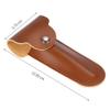 ALOEU Case Travel Holder Manual Double Edge Safety Razors Container PU Leather Bag view 3