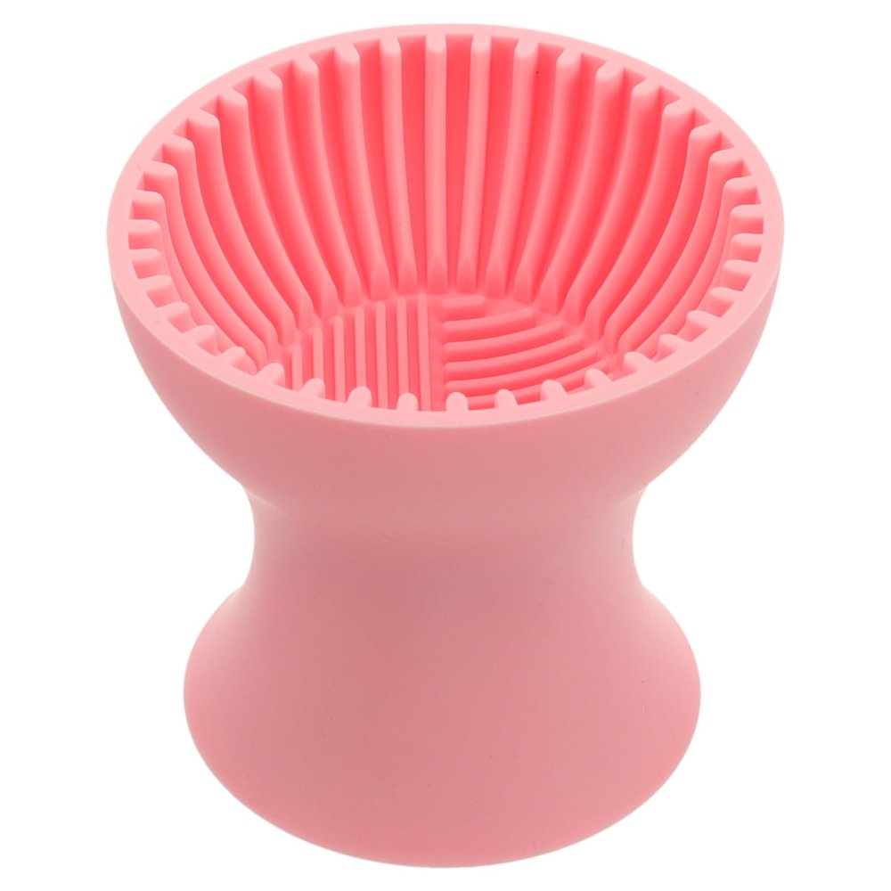 NOLITOY Travel Size Makeup Brushes Makeup Brush Cleaning Bowl Silicone Brush Cleaning Mat Portable Travel Brush Washing Tool for Art Brush Cosmetic Sponge Makeup Brush Sponge
