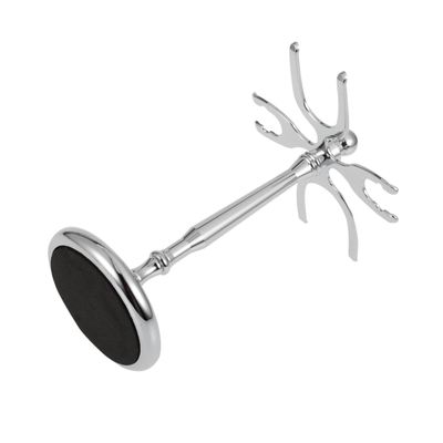 Beavorty Men's Razor Storage Rack Dual Bracket Wall Mount Holder for Electric Manual Razors Durable Design for Bathroom Organization